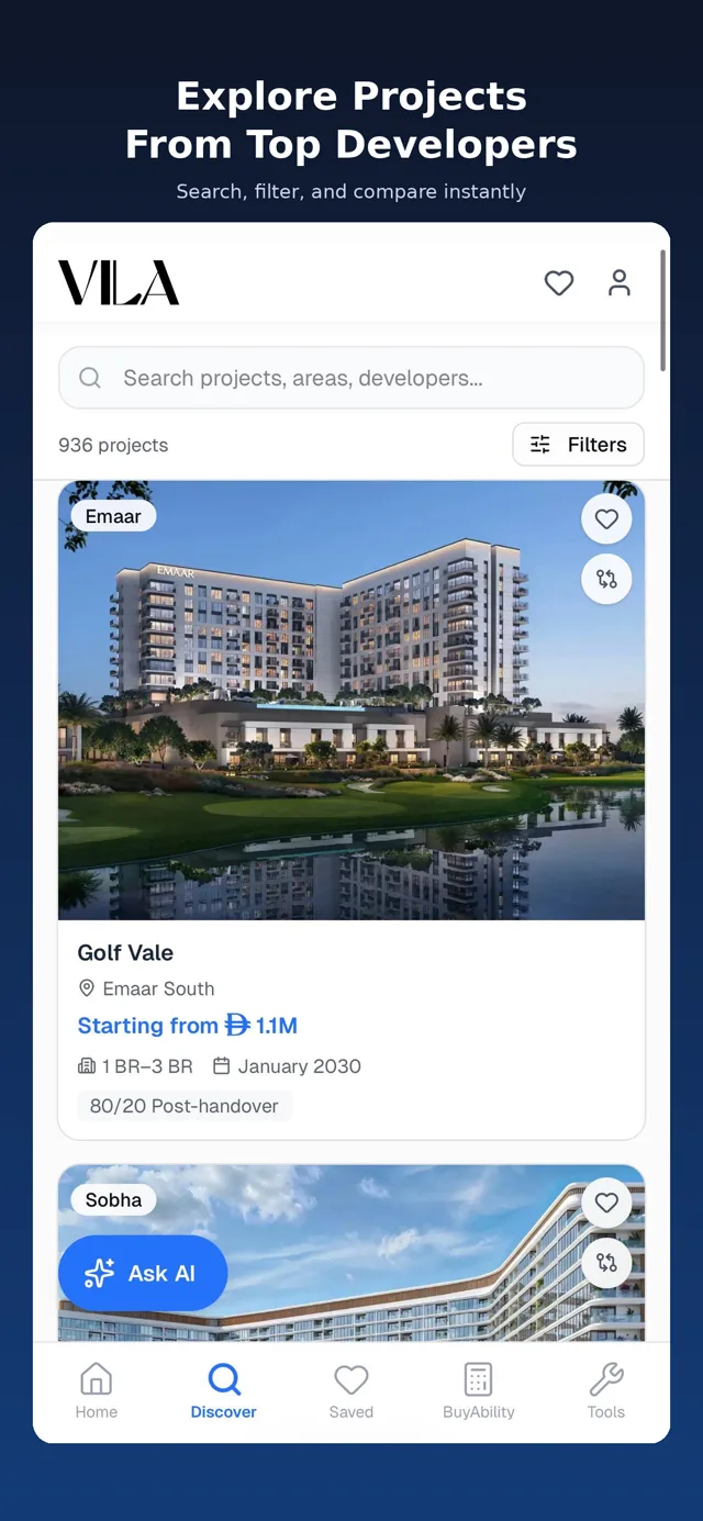 Explore projects from top developers